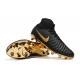 Chaussures de Foot Nike Magista Obra II DF ACC FG Or Noir