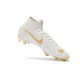 Chaussures de Foot Nike Mercurial Superfly 6 Elite FG - Or Blanc