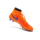 Crampons Football Magista Obra FG Chaussure Homme Orange Violet