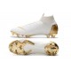 Chaussures de Foot Nike Mercurial Superfly 6 Elite FG - Or Blanc