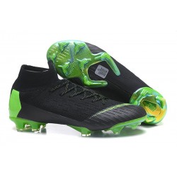 Nouveau Chaussures Football Nike Mercurial Superfly 6 360 Elite FG Vert Noir