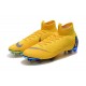 Chaussures football Nike Mercurial Superfly VI 360 Elite FG Bleu Jaune