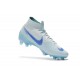 Crampons Football 2018 CR7 Nike Mercurial Superfly VI 360 Elite FG Bleu Clair