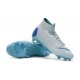 Crampons Football 2018 CR7 Nike Mercurial Superfly VI 360 Elite FG Bleu Clair