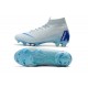 Crampons Football 2018 CR7 Nike Mercurial Superfly VI 360 Elite FG Bleu Clair