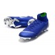 Crampons Football 2018 CR7 Nike Mercurial Superfly VI 360 Elite FG Argent Bleu