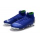 Crampons Football 2018 CR7 Nike Mercurial Superfly VI 360 Elite FG Argent Bleu