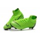 Chaussures de Foot Nike Mercurial Superfly 6 Elite FG - Vert Noir