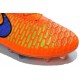 Crampons Football Magista Obra FG Chaussure Homme Orange Violet