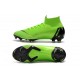 Chaussures de Foot Nike Mercurial Superfly 6 Elite FG - Vert Noir