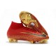 Chaussures football Nike Mercurial Superfly VI 360 Elite FG Rouge Noir Or