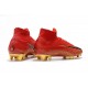 Chaussures football Nike Mercurial Superfly VI 360 Elite FG Rouge Noir Or