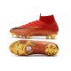 Chaussures football Nike Mercurial Superfly VI 360 Elite FG Rouge Noir Or