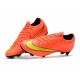 Crampons de Foot Nike Mercurial Vapor XII Elite FG Orange Jaune