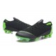 Nouveau Chaussures Football Nike Mercurial Vapor XII Elite FG Vert Noir