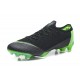 Nouveau Chaussures Football Nike Mercurial Vapor XII Elite FG Vert Noir