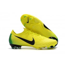 Crampons de Foot Nike Mercurial Vapor XII Elite FG Jaune Volt Noir