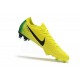 Crampons de Foot Nike Mercurial Vapor XII Elite FG Jaune Volt Noir