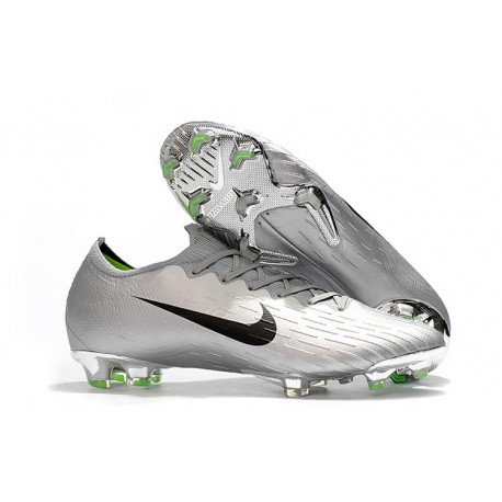 Crampons de Foot Nike Mercurial Vapor XII Elite FG Noir Argent 