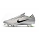 Crampons de Foot Nike Mercurial Vapor XII Elite FG Noir Argent 