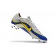 Nouveau Chaussures Nike Mercurial Vapor XII 360 ACC Elite FG Argent Bleu Jaune