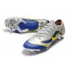 Nouveau Chaussures Nike Mercurial Vapor XII 360 ACC Elite FG Argent Bleu Jaune