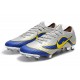 Nouveau Chaussures Nike Mercurial Vapor XII 360 ACC Elite FG Argent Bleu Jaune