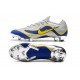 Nouveau Chaussures Nike Mercurial Vapor XII 360 ACC Elite FG Argent Bleu Jaune