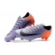 Nouveau Crampons de Football Nike Mercurial Vapor XII Elite FG Violet Orange Noir