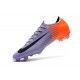 Nouveau Crampons de Football Nike Mercurial Vapor XII Elite FG Violet Orange Noir