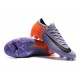 Nouveau Crampons de Football Nike Mercurial Vapor XII Elite FG Violet Orange Noir