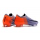 Nouveau Crampons de Football Nike Mercurial Vapor XII Elite FG Violet Orange Noir