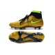 2015 Chaussures Football Magista Obra FG Pas Cher Or Volt Noir