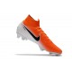 Chaussures football Nike Mercurial Superfly VI 360 Elite FG pour Hommes Blanc Orange