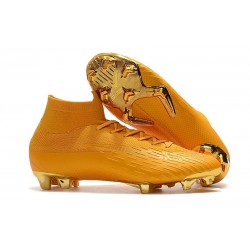 Chaussures football Nike Mercurial Superfly VI 360 Elite FG pour Hommes Or