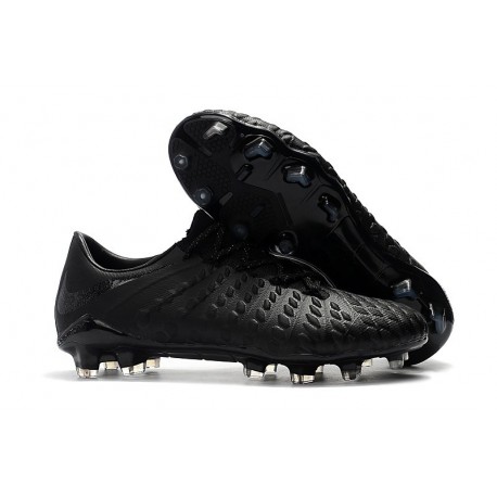 Nouveau Nike Crampons Hypervenom Phantom III FG Argent Noir