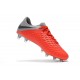 Nouveau Nike Crampons Hypervenom Phantom III FG Gris Rouge