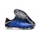 Nouveau Nike Crampons Hypervenom Phantom III FG Bleu Noir Argent