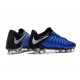 Nouveau Nike Crampons Hypervenom Phantom III FG Bleu Noir Argent