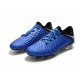 Nouveau Nike Crampons Hypervenom Phantom III FG Bleu Noir Argent