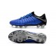 Nouveau Nike Crampons Hypervenom Phantom III FG Bleu Noir Argent