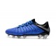 Nouveau Nike Crampons Hypervenom Phantom III FG Bleu Noir Argent