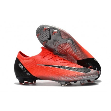 Nouveau Chaussures Nike Mercurial Vapor XII 360 ACC Elite FG Rouge ArgentÉ CR7