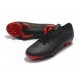 Nouveau Crampons de Football Nike Mercurial Vapor XII Elite FG Jordan X PSG Noir Rouge