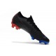 Nouveau Crampons de Football Nike Mercurial Vapor XII Elite FG Bleu Noir