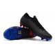 Nouveau Crampons de Football Nike Mercurial Vapor XII Elite FG Bleu Noir