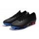 Nouveau Crampons de Football Nike Mercurial Vapor XII Elite FG Bleu Noir