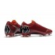 Crampons de Foot Nike Mercurial Vapor XII Elite FG pour Hommes Rouge Noir