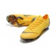 Crampons de Foot Nike Mercurial Vapor XII Elite FG pour Hommes Jaune Bleu