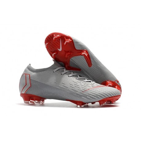 Nouveau Chaussures Nike Mercurial Vapor XII 360 ACC Elite FG Gris Rouge